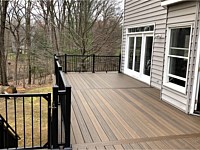 <b>Trex Transcend Spiced Rum with Black Ultralox Aluminum Railing in Crownsville, MD 1</b>